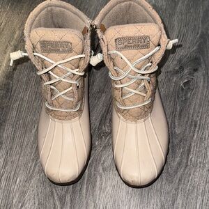 Sperry Women's Cream Duck Boot